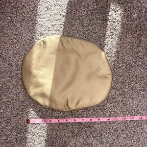 Country Gentleman Flat Cap Mens 7 1/4 Khaki Excellent Striped Buckle Detail Hat